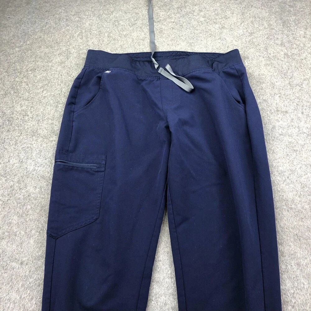 FIGS Scrub Jogger Pants Womens Large Blue Technical Collection Cargo Zamora
